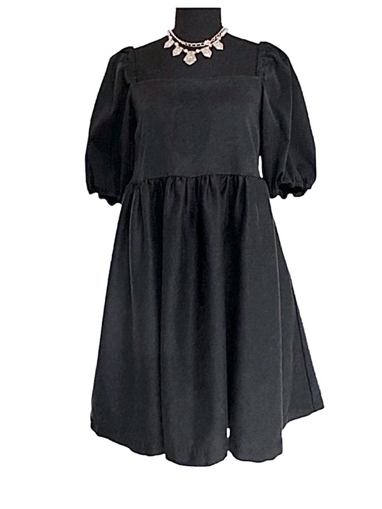Smash + Tess Dresses & Skirts - SMASH & TESS ~ Women’s Black Square NeckLine Short Sleeve Dress size M